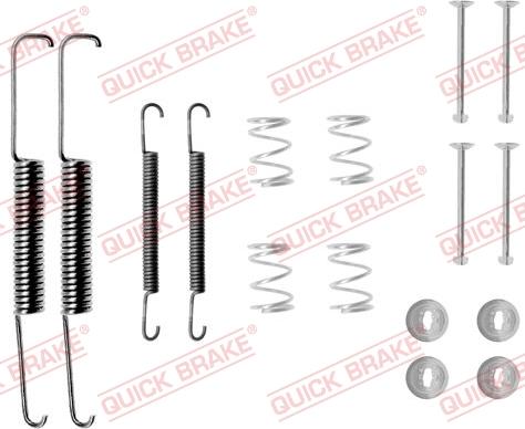 QUICK BRAKE 105-0510 - Tarvikesarja, jarrukengät inparts.fi