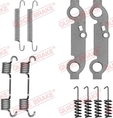 QUICK BRAKE 105-0537 - Tarvikesarja, seisontajarru inparts.fi