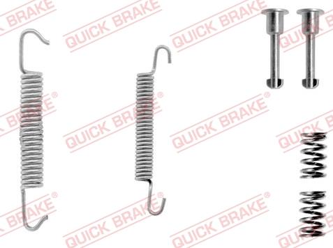 QUICK BRAKE 105-0621-1 - Tarvikesarja, seisontajarru inparts.fi