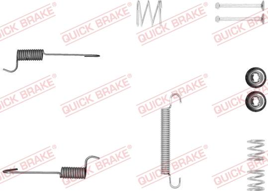 QUICK BRAKE 105-0046-1 - Tarvikesarja, seisontajarru inparts.fi