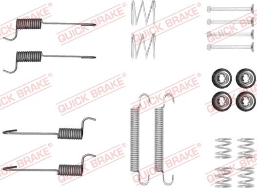 QUICK BRAKE 105-0046 - Tarvikesarja, seisontajarru inparts.fi