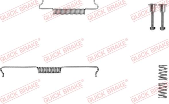 QUICK BRAKE 105-0041-1 - Tarvikesarja, seisontajarru inparts.fi