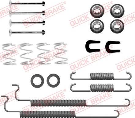 QUICK BRAKE 105-0055 - Tarvikesarja, jarrukengät inparts.fi