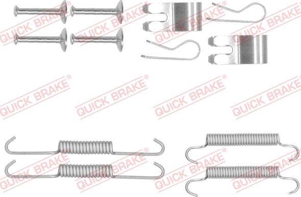 QUICK BRAKE 105-0013 - Tarvikesarja, seisontajarru inparts.fi