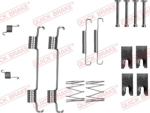 QUICK BRAKE 105-0023 - Tarvikesarja, seisontajarru inparts.fi