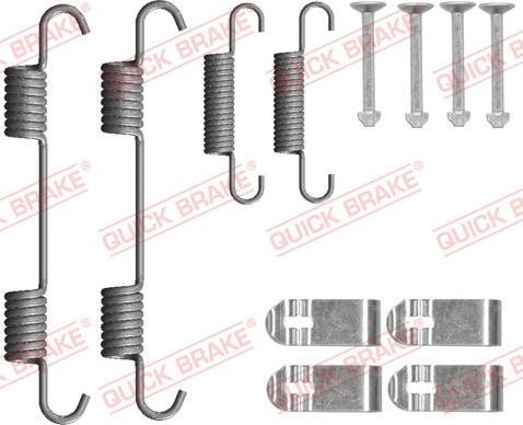 QUICK BRAKE 105-0078 - Tarvikesarja, seisontajarru inparts.fi