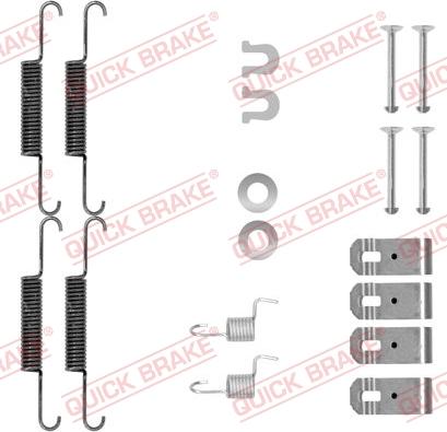 QUICK BRAKE 1050895 - Tarvikesarja, seisontajarru inparts.fi