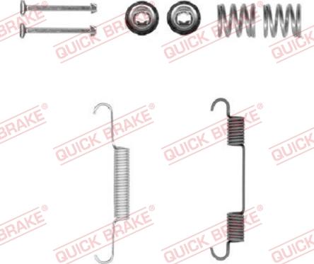 QUICK BRAKE 105-0897-1 - Tarvikesarja, seisontajarru inparts.fi