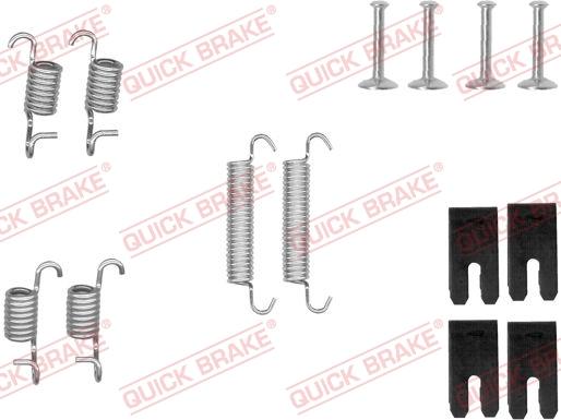 QUICK BRAKE 105-0850 - Tarvikesarja, seisontajarru inparts.fi