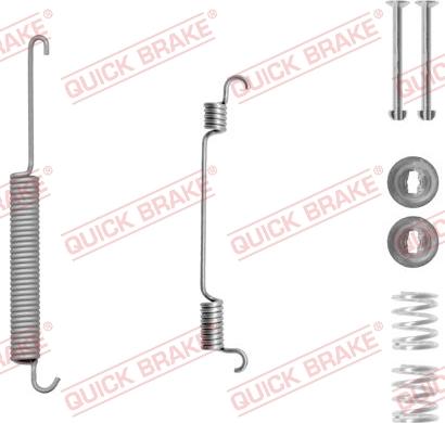 QUICK BRAKE 105-0806-1 - Tarvikesarja, jarrukengät inparts.fi