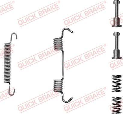 QUICK BRAKE 105-0801-1 - Tarvikesarja, seisontajarru inparts.fi