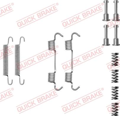 QUICK BRAKE 1050801 - Tarvikesarja, seisontajarru inparts.fi