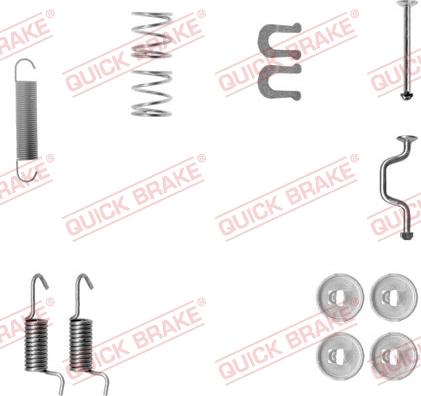 QUICK BRAKE 105-0810-1 - Tarvikesarja, seisontajarru inparts.fi