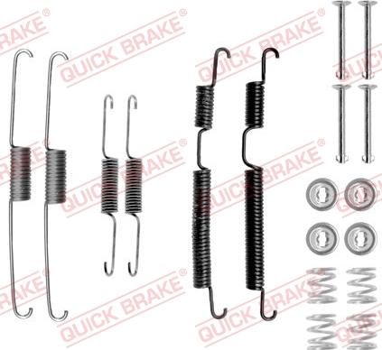 QUICK BRAKE 105-0813 - Tarvikesarja, jarrukengät inparts.fi