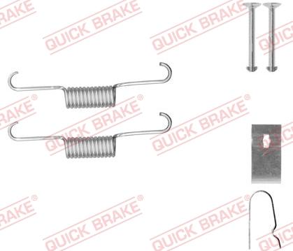 QUICK BRAKE 105-0884-1 - Tarvikesarja, seisontajarru inparts.fi