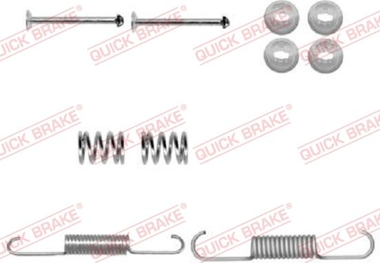 QUICK BRAKE 105-0880-1 - Tarvikesarja, seisontajarru inparts.fi