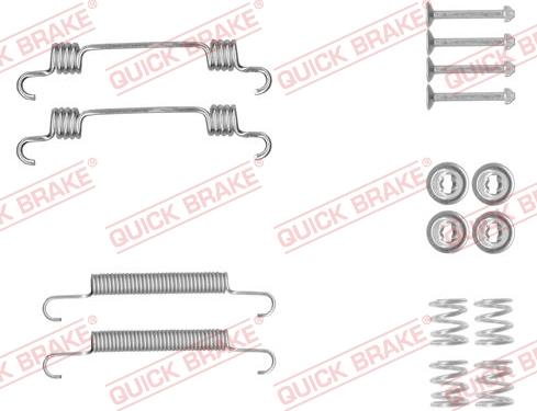 QUICK BRAKE 1050887 - Tarvikesarja, seisontajarru inparts.fi