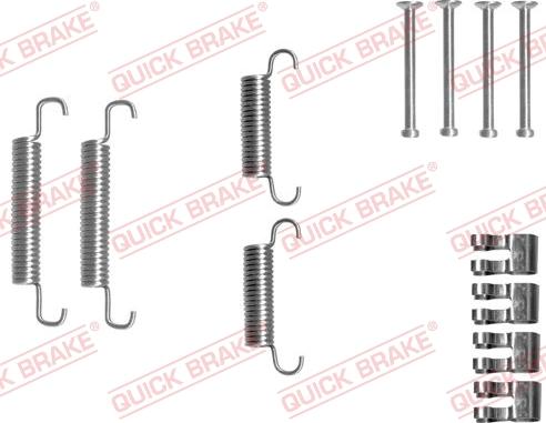 QUICK BRAKE 105-0839 - Tarvikesarja, seisontajarru inparts.fi