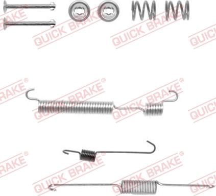 QUICK BRAKE 105-0822-1L - Tarvikesarja, jarrukengät inparts.fi