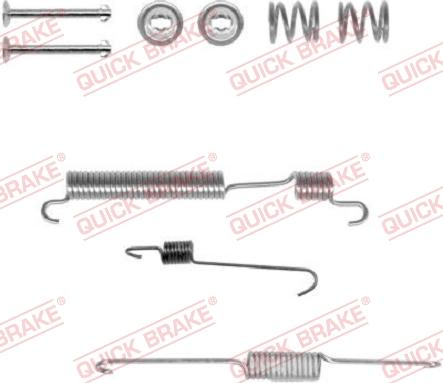 QUICK BRAKE 10508221R - Tarvikesarja, jarrukengät inparts.fi