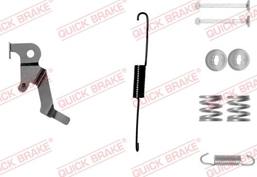 QUICK BRAKE 105-0879X-1L - Tarvikesarja, jarrukengät inparts.fi