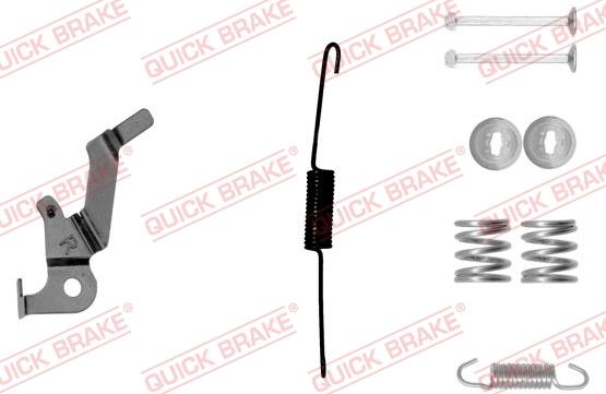 QUICK BRAKE 105-0879X-1R - Tarvikesarja, jarrukengät inparts.fi