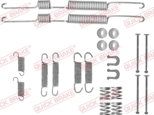 QUICK BRAKE 105-0870X - Tarvikesarja, jarrukengät inparts.fi