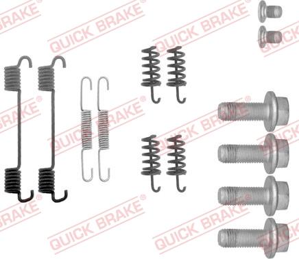 QUICK BRAKE 105-0878 - Tarvikesarja, seisontajarru inparts.fi