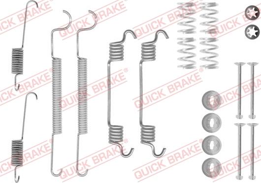 QUICK BRAKE 1050873 - Tarvikesarja, jarrukengät inparts.fi