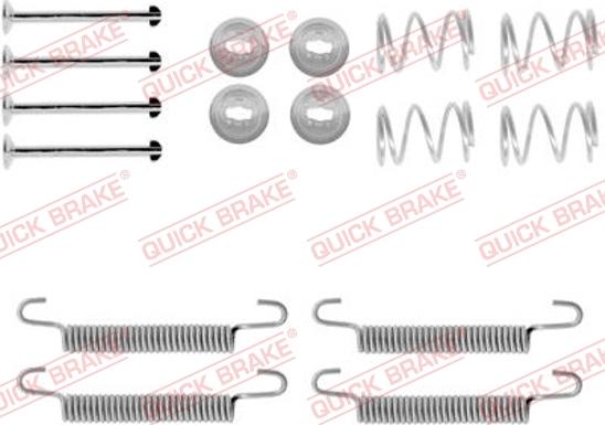 QUICK BRAKE 105-0791 - Tarvikesarja, seisontajarru inparts.fi