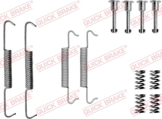 QUICK BRAKE 1050793 - Tarvikesarja, seisontajarru inparts.fi