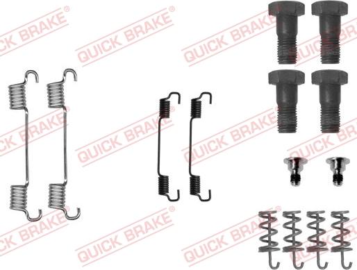 QUICK BRAKE 1050716 - Tarvikesarja, seisontajarru inparts.fi