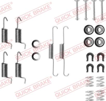 QUICK BRAKE 105-0788 - Tarvikesarja, seisontajarru inparts.fi