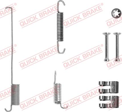 QUICK BRAKE 105-0739-1L - Tarvikesarja, jarrukengät inparts.fi