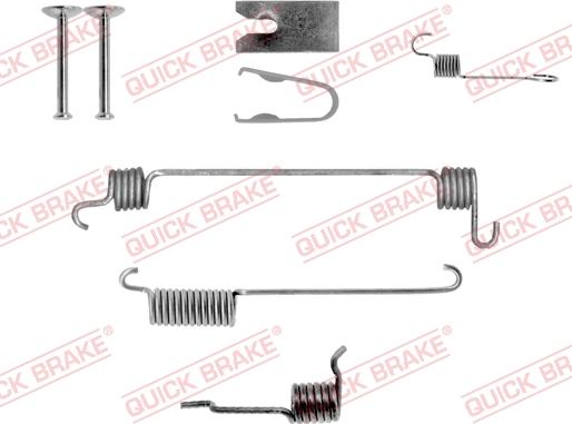 QUICK BRAKE 105-0731-1R - Tarvikesarja, jarrukengät inparts.fi