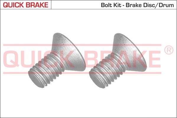 QUICK BRAKE 11669K - Ruuvisarja, jarrulevy inparts.fi