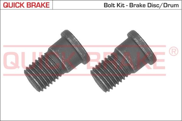 QUICK BRAKE 11666K - Ruuvisarja, jarrulevy inparts.fi