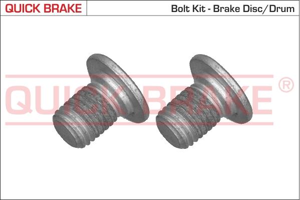 QUICK BRAKE 11661K - Ruuvisarja, jarrulevy inparts.fi