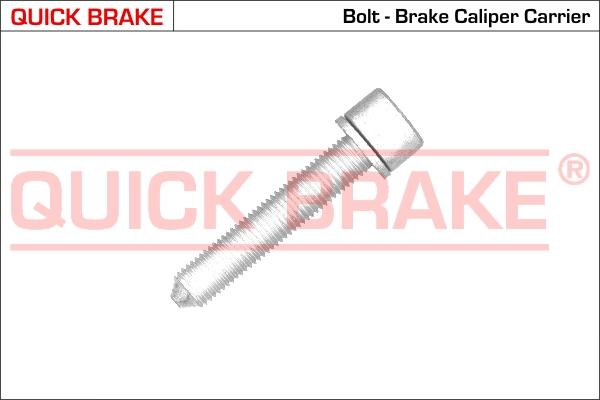 QUICK BRAKE 11612 - Ruuvi, jarrusatula inparts.fi