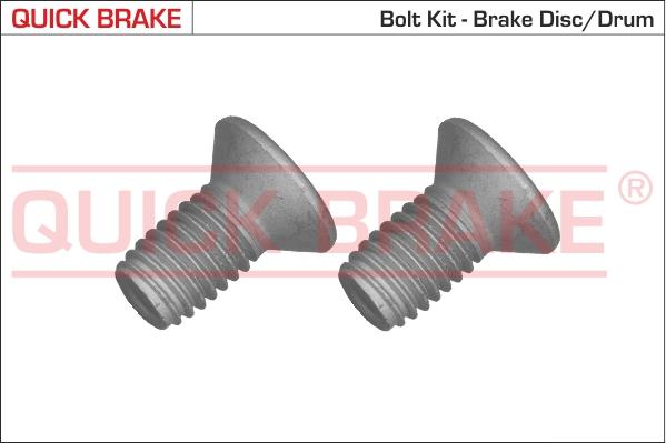 QUICK BRAKE 11670K - Ruuvisarja, jarrulevy inparts.fi