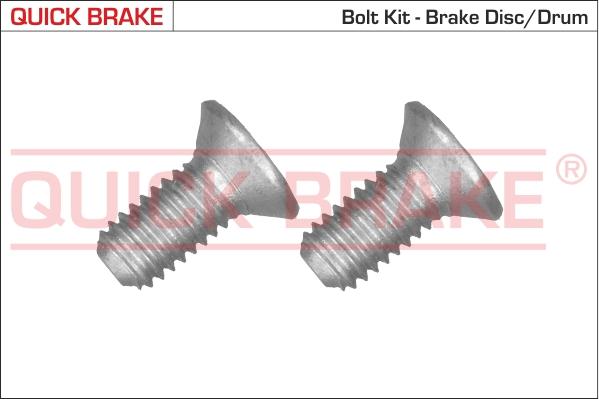 QUICK BRAKE 11671K - Ruuvisarja, jarrulevy inparts.fi