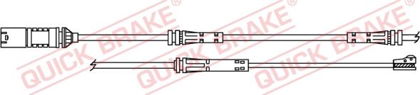 QUICK BRAKE WS 0445 A - Kulumisenilmaisin, jarrupala inparts.fi