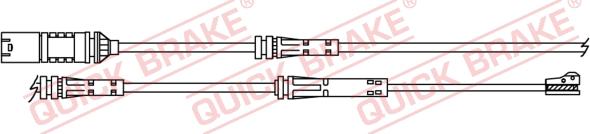 QUICK BRAKE WS 0446 A - Kulumisenilmaisin, jarrupala inparts.fi