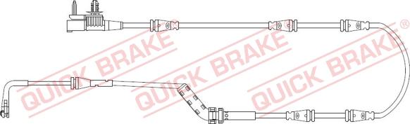 QUICK BRAKE WS 0442 A - Kulumisenilmaisin, jarrupala inparts.fi