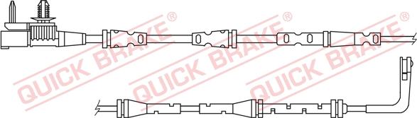 QUICK BRAKE WS 0419 A - Kulumisenilmaisin, jarrupala inparts.fi