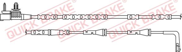 QUICK BRAKE WS 0413 A - Kulumisenilmaisin, jarrupala inparts.fi