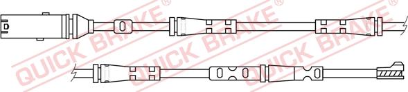 QUICK BRAKE WS 0417 A - Kulumisenilmaisin, jarrupala inparts.fi