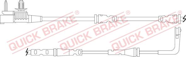 QUICK BRAKE WS 0425 A - Kulumisenilmaisin, jarrupala inparts.fi