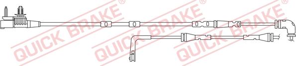 QUICK BRAKE WS 0420 A - Kulumisenilmaisin, jarrupala inparts.fi