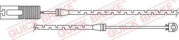 QUICK BRAKE WS 0152 A - Kulumisenilmaisin, jarrupala inparts.fi